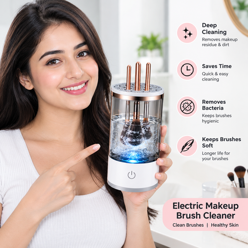 Makeup Brush Cleaner & Dryer – One Button Operation