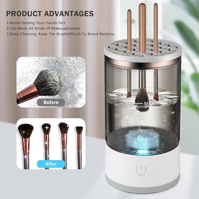 Makeup Brush Cleaner & Dryer – One Button Operation