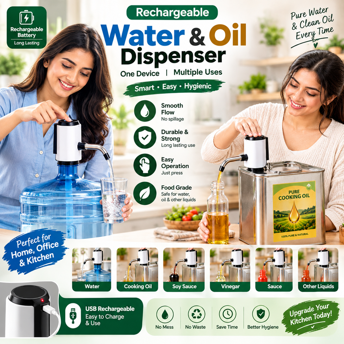 Rechargeable Drinking Water Dispenser